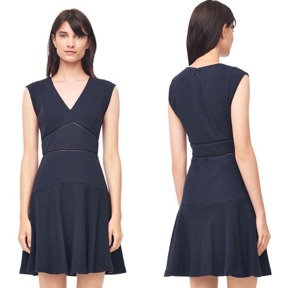 Rebecca Taylor Taylor Dress Navy Blue